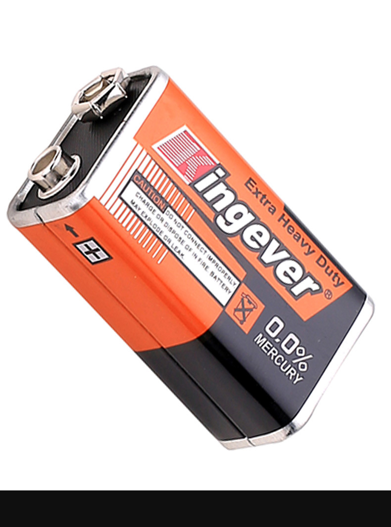 急9v电池6f22干电池批发麦克风玩具烟雾感应器万用表9伏电池厂家