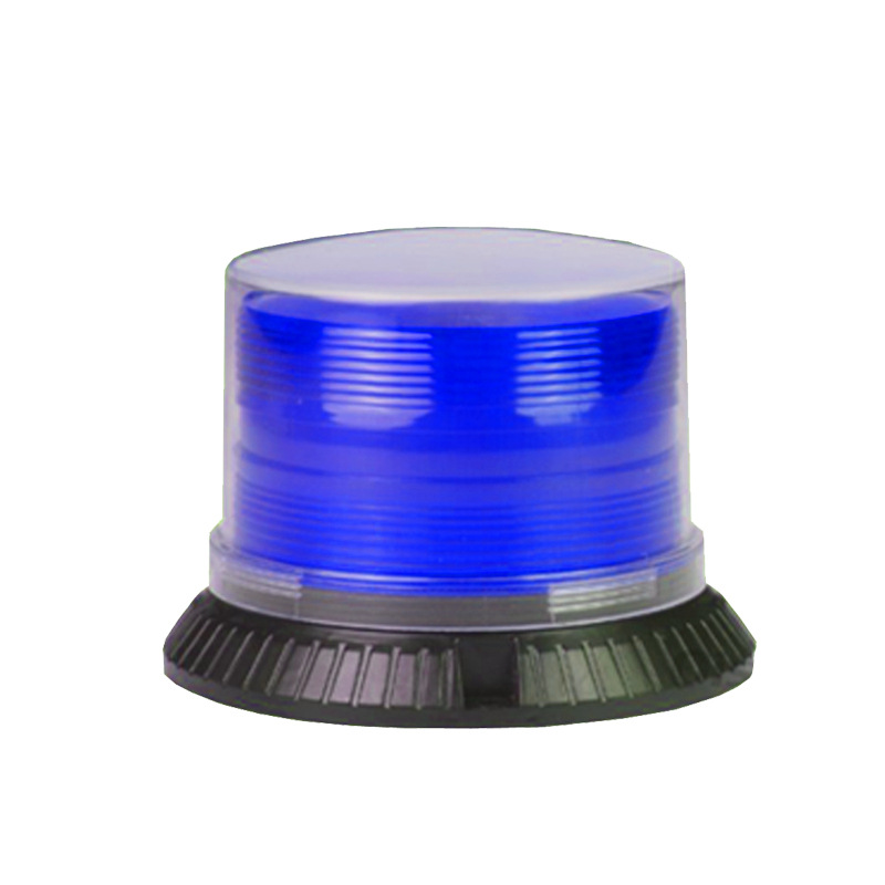 进口led警示灯圆形车顶灯9种闪法频闪灯1224爆闪灯jhled17蓝