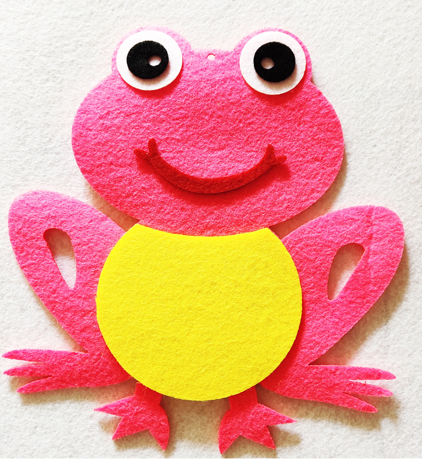 工厂直销双面卡通青蛙吊饰幼儿园空中挂饰蛤蟆无纺布样品