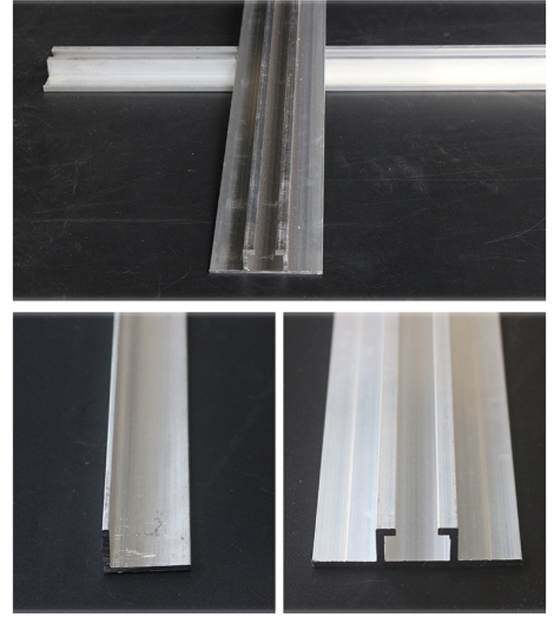 标牌铝槽交通安全标志牌专用铝滑槽抱箍路牌背槽滑道铝材标牌配件