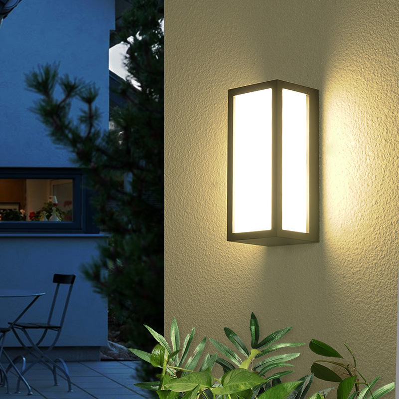 阳台壁灯室外现代简约灯墙灯户外庭院楼梯过道防水led门前灯壁灯