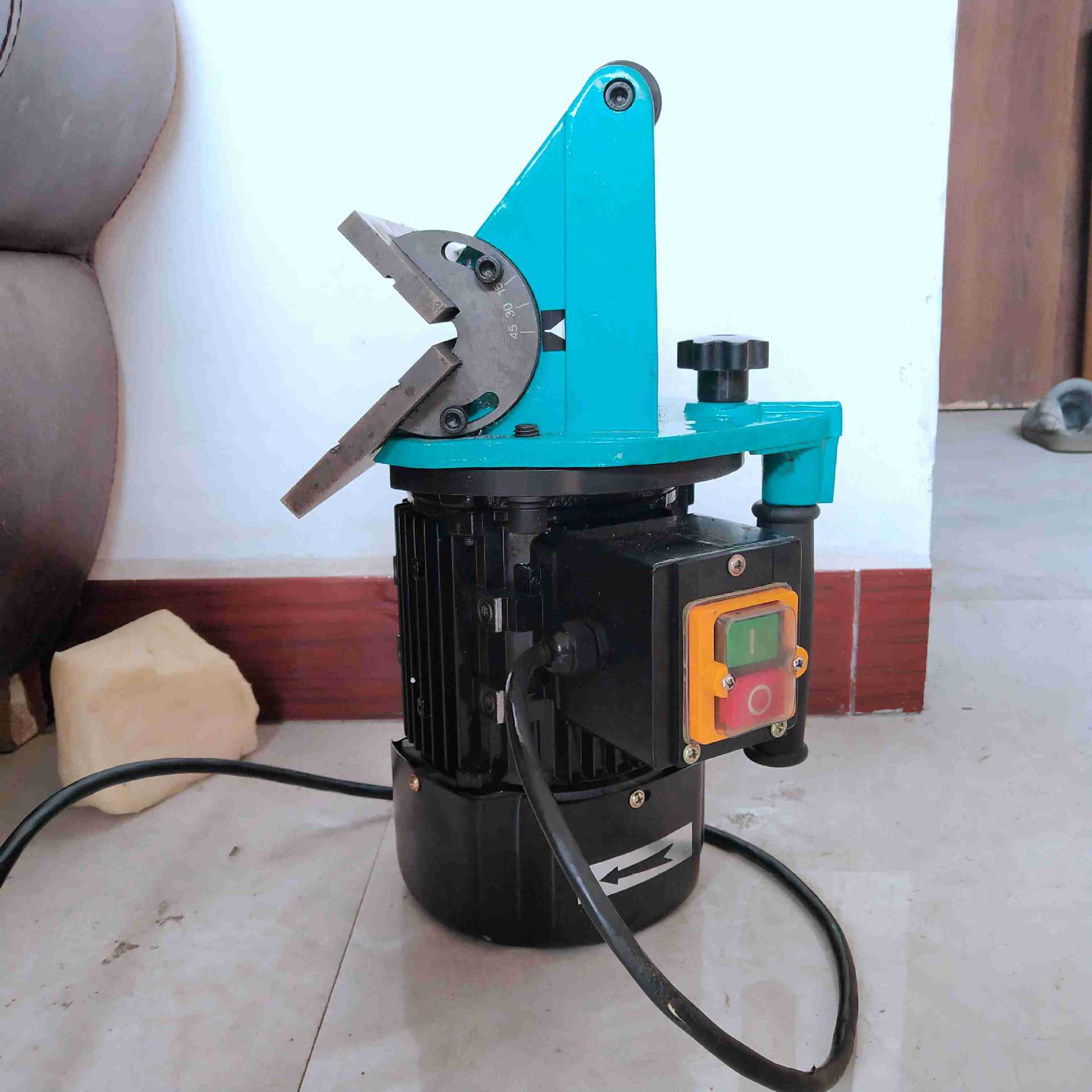 手提式强力电动坡口机 钢板平板坡口机角度任意调