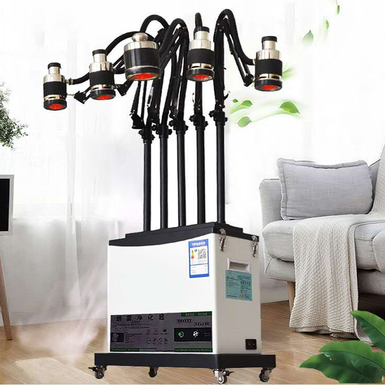 家用明火无烟回旋艾灸仪立式旋转排烟悬灸仪养生理疗美容仪器