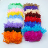 Manufactor Sell turkey Feather Side fire Tape Clothing accessories wholesale DIY Feather Cloth decorate parts