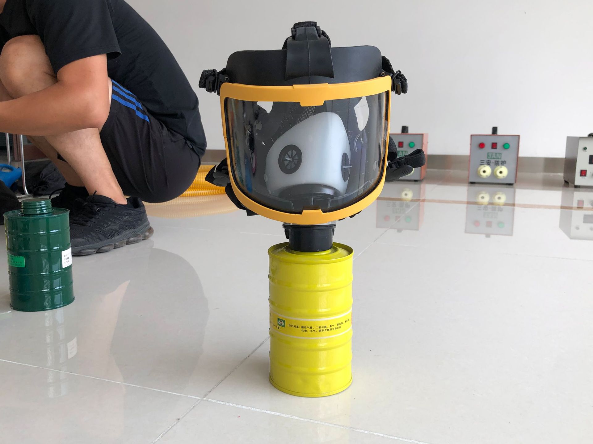 8号p-h2s 蓝色防硫化氢滤毒罐