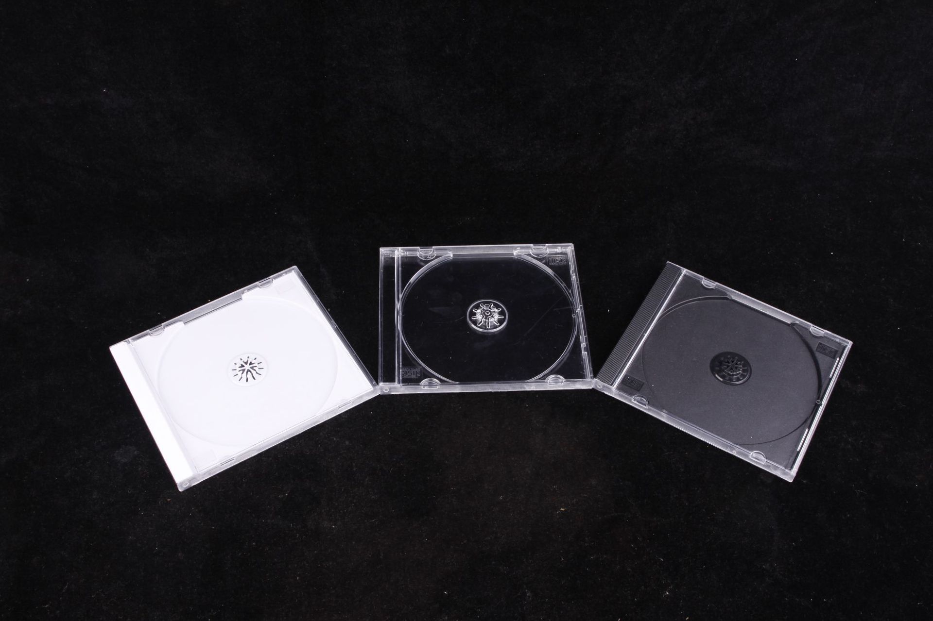 光盘盒 09cd明单 厚09透明cd包装盒 dvd盒 乳白光碟盒 黑底cd壳