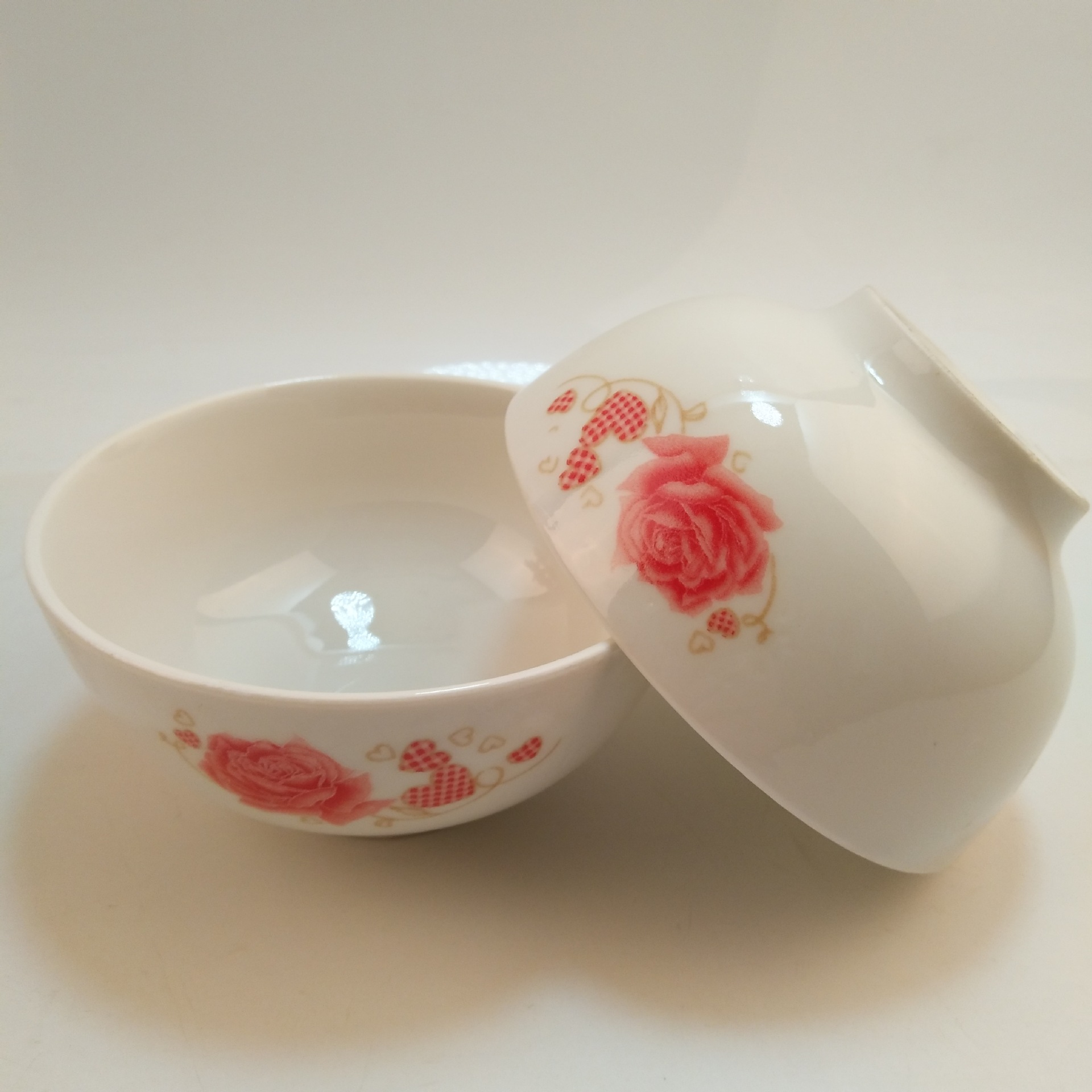 5寸罗汉碗 大面碗 陶瓷米饭碗 饭店家庭食堂碗 礼品