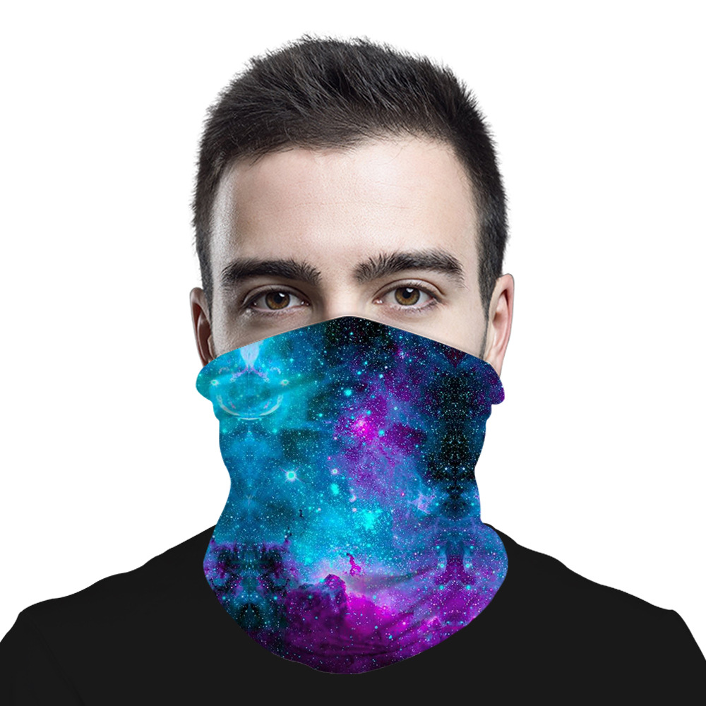 2020欧美外贸亚马逊热卖男女百变头巾面罩颈巾防尘方巾来图定制