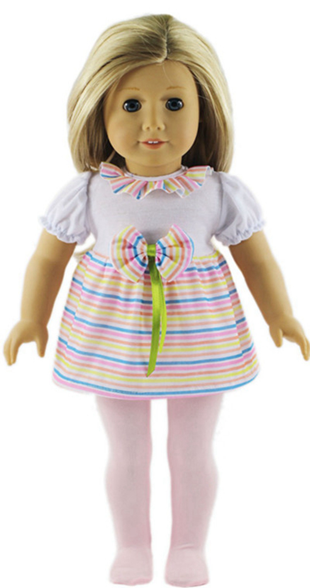 2018 热销 18寸美国女孩娃娃衣服 american girl洋娃娃裙子现货批