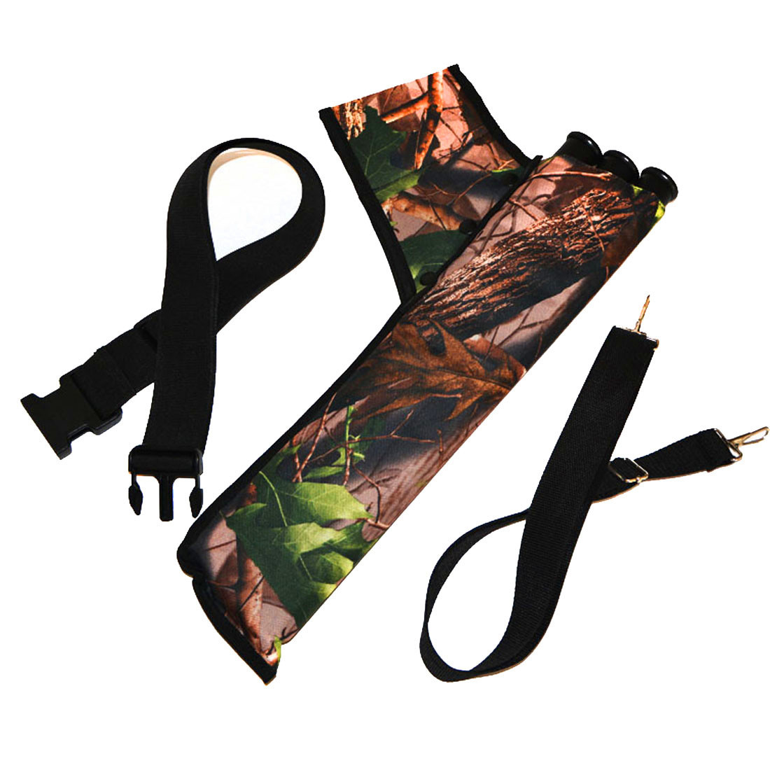 双背袋弓箭箭袋箭壶三管箭袋可背可挂箭囊箭筒箭包箭馆斜背射箭包