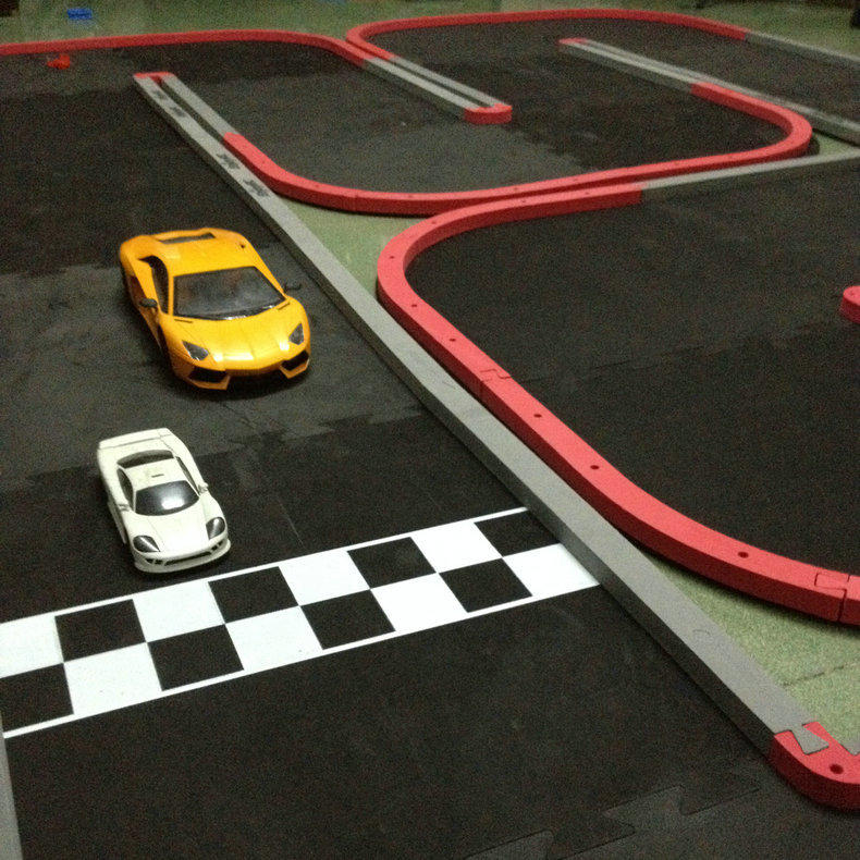 大型赛道 智能1:28车赛道 四驱遥控车赛道定制