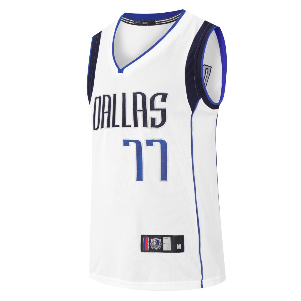 小牛77号独行侠东契奇队服球衣男款篮球服刺绣套装批发一件代发