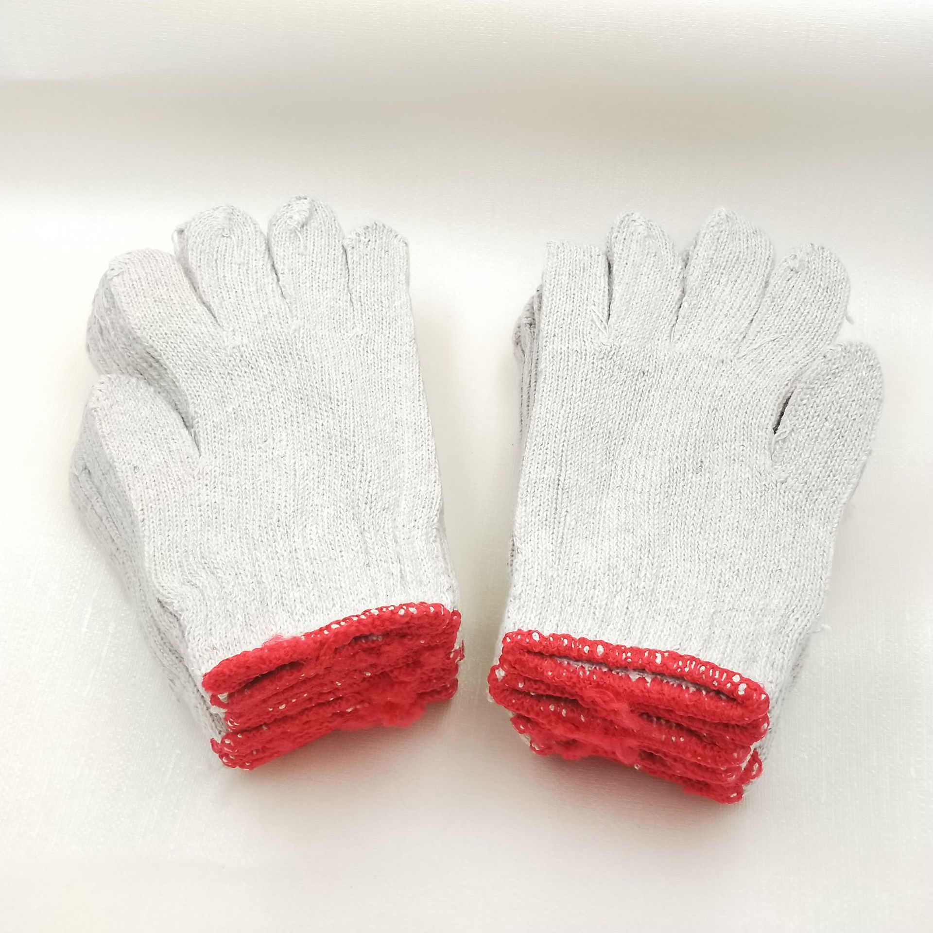 劳保棉手套防割防护足克数棉纱手套环卫建筑工地修理行业120对1条