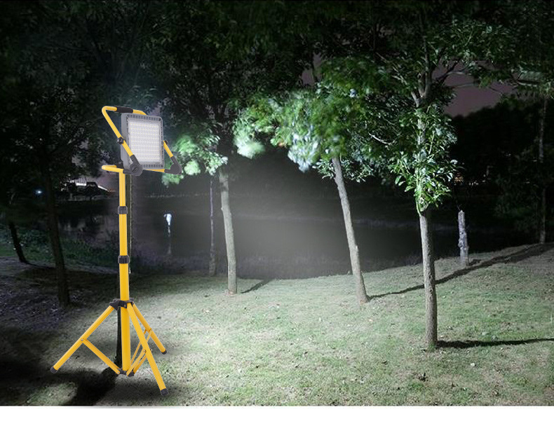 户外高亮led手提式充电投光灯便携式夜市灯地摊灯摆摊神器充电灯