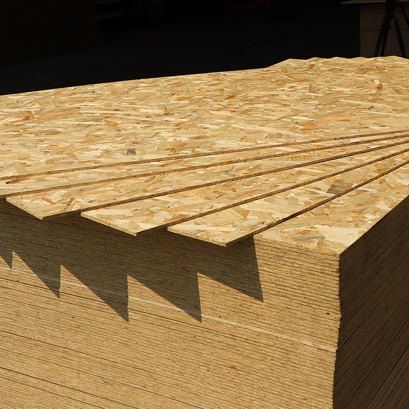 松木mr定向刨花木板材松木osb刨花板酚醛胶防潮建筑模板厂家批发