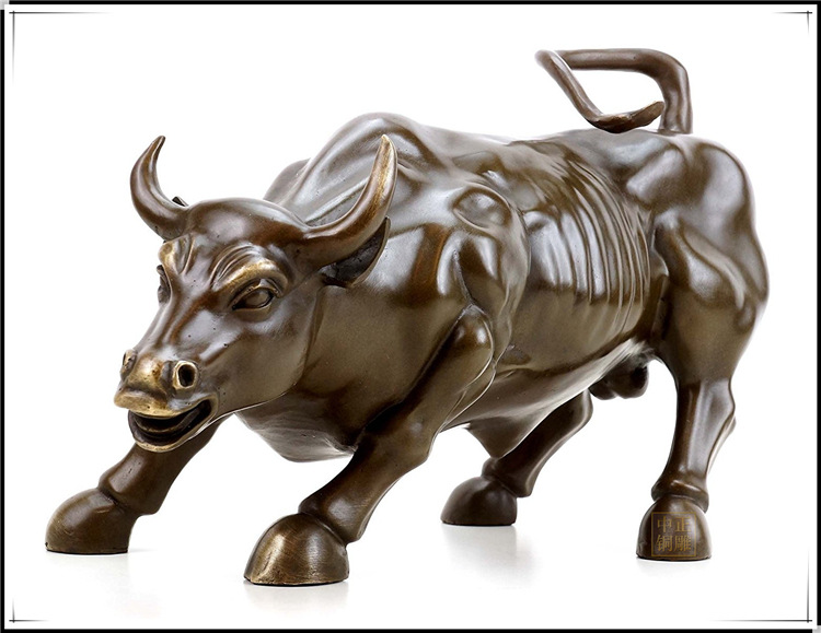 景观雕塑厂家制作动物雕塑牛摆件 河北雕塑厂家制作铜牛像工艺品