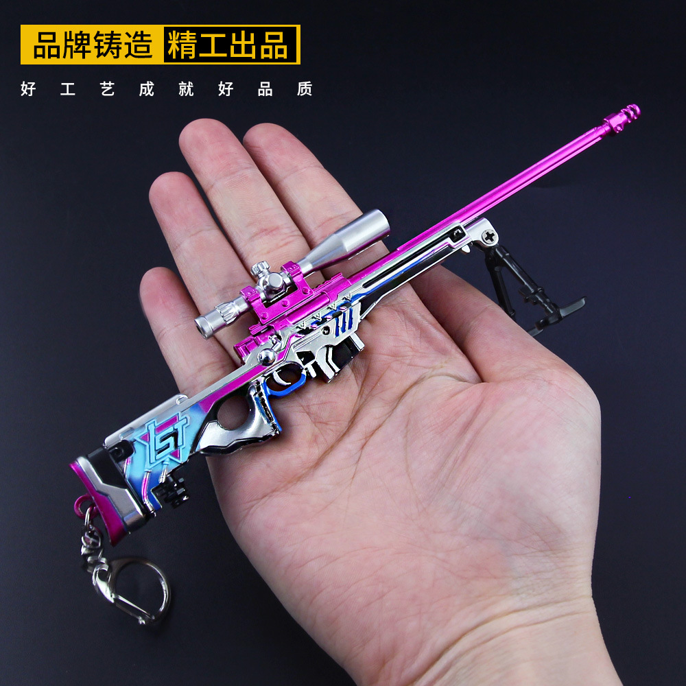 和平-精英刺激战场吃鸡玩具枪awm黑色刀锋狙击枪摆件