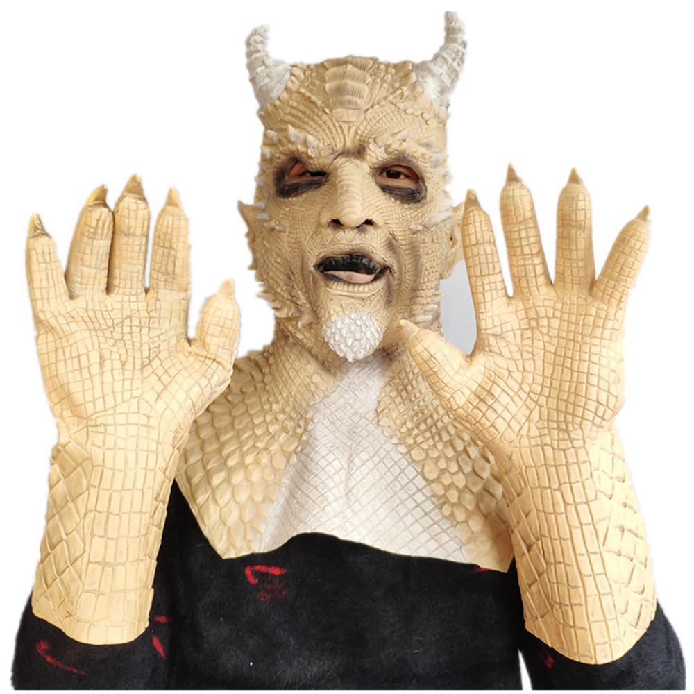 暗黑破坏神面具爪子boss谎言belial贝里艾尔头套恐怖恶魔面具