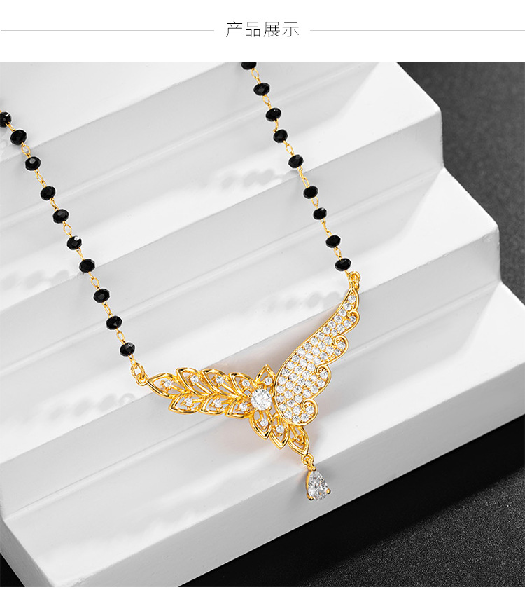 旭平首饰 项链耳环套装时尚镀24k金色厂家批发女as9071603