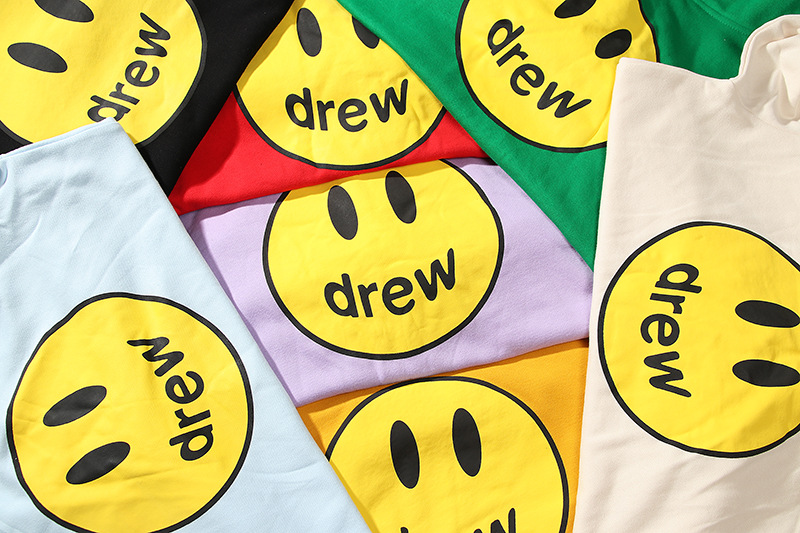 欧美潮牌笑脸连帽卫衣男女宽松百搭长袖套头连帽衫上衣秋季情侣装