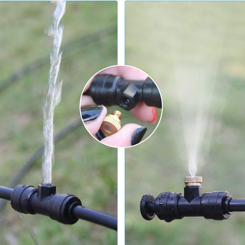自来水喷雾花园套装低压雾化系统别墅庭院降温厂pe软管