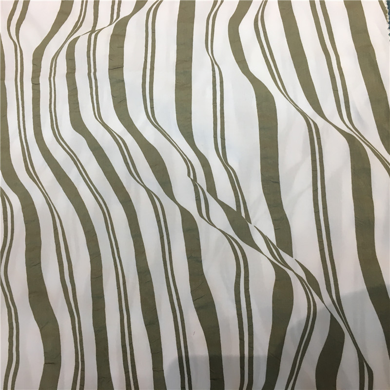 盐缩布料 盐缩布 全棉盐缩面料 纯棉印花布 盐缩条子 纯棉布