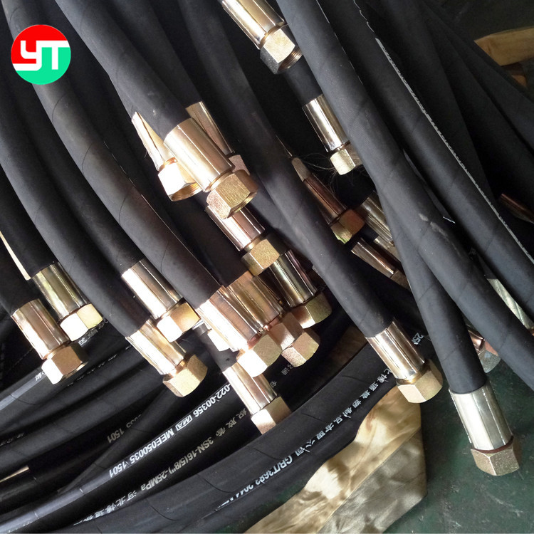 高压油管 液压总成钢丝编织橡胶管 高压软管 挖掘机管 加工定做