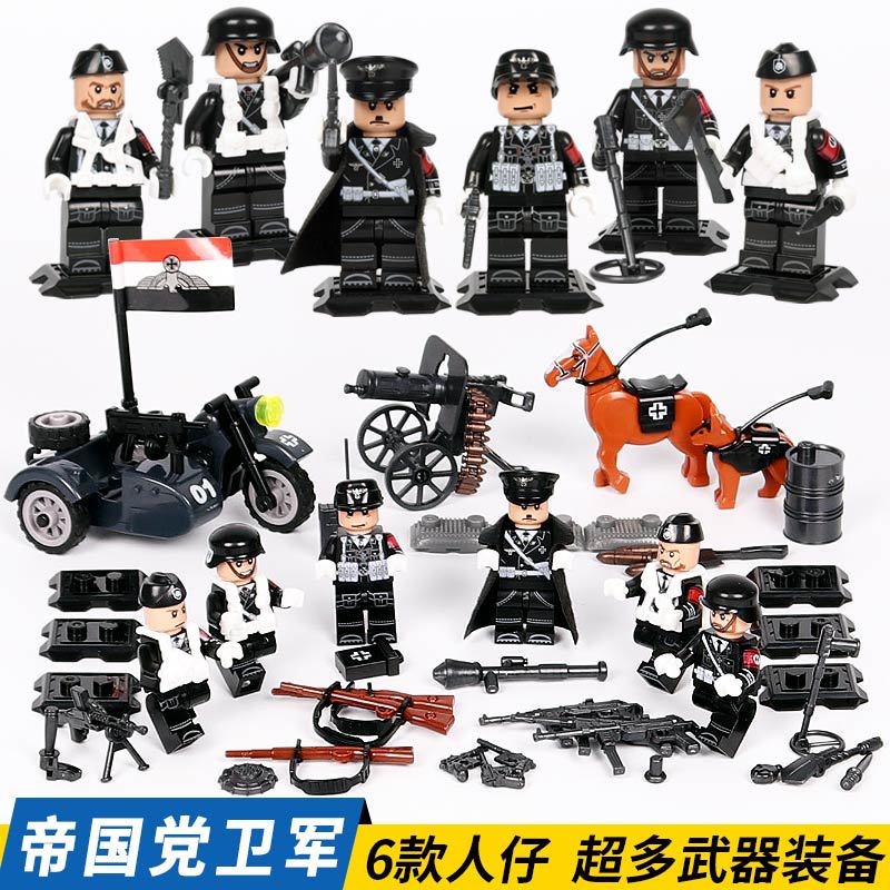 4成交78盒托比狮tbs95-00fbi联邦调查局军事人仔小颗粒积木装备拼装