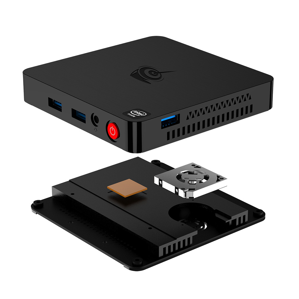 迷你电脑主机 t4 4 64g atom x5-z8500 办公游戏 家庭娱乐