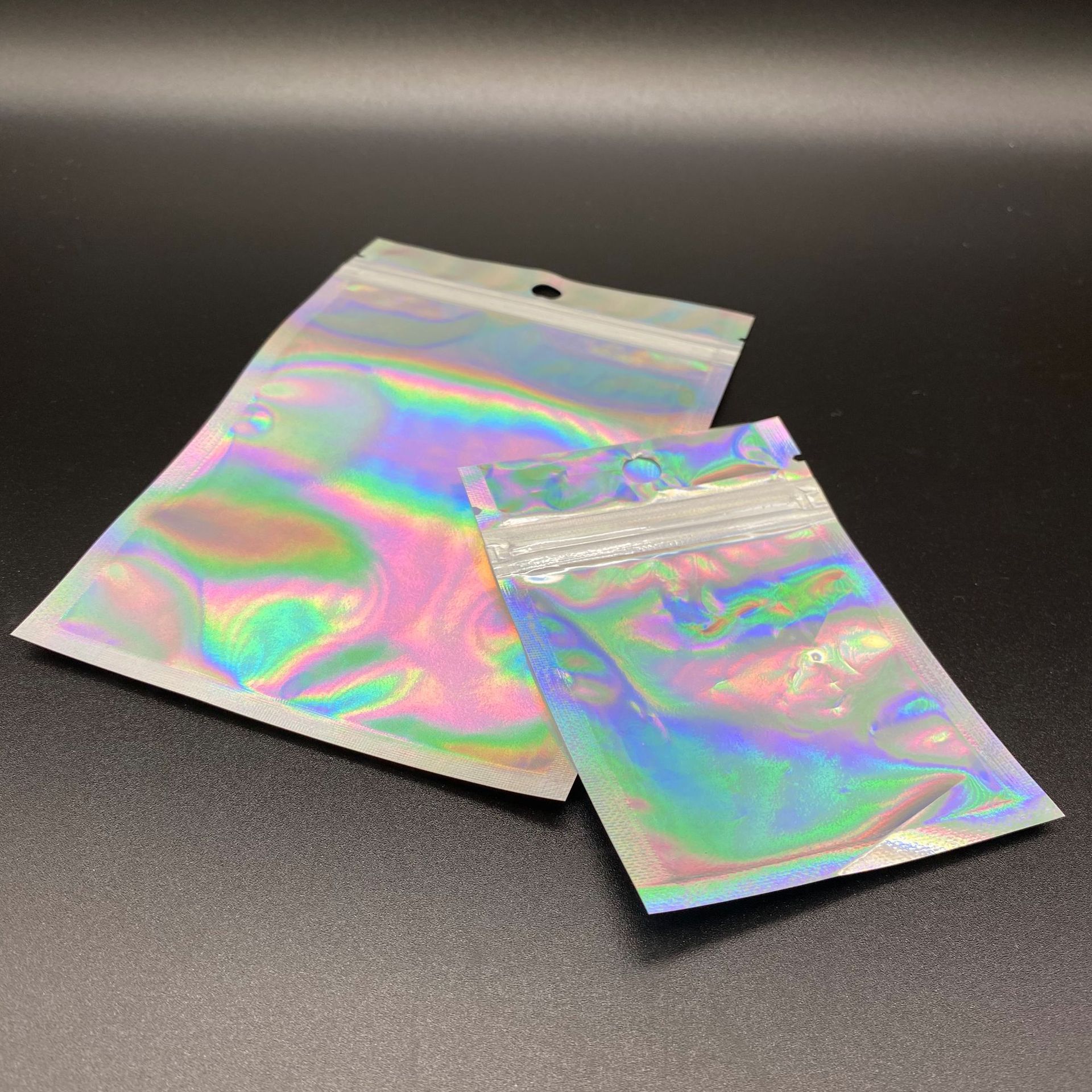 厂家现货镭射膜饰品包装袋 铝箔自封袋 镭射膜袋礼品手机壳包装袋