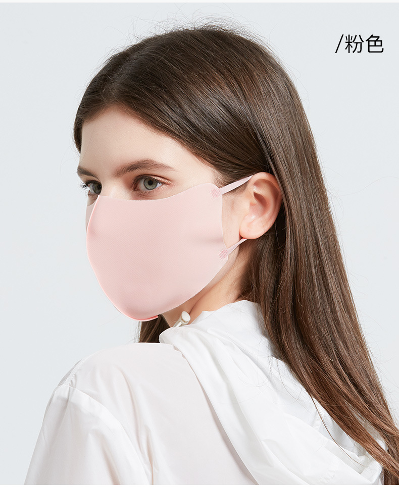 口罩挂耳式冰丝棉防尘防雾霾男女春夏户外出行防晒可调节透气面罩