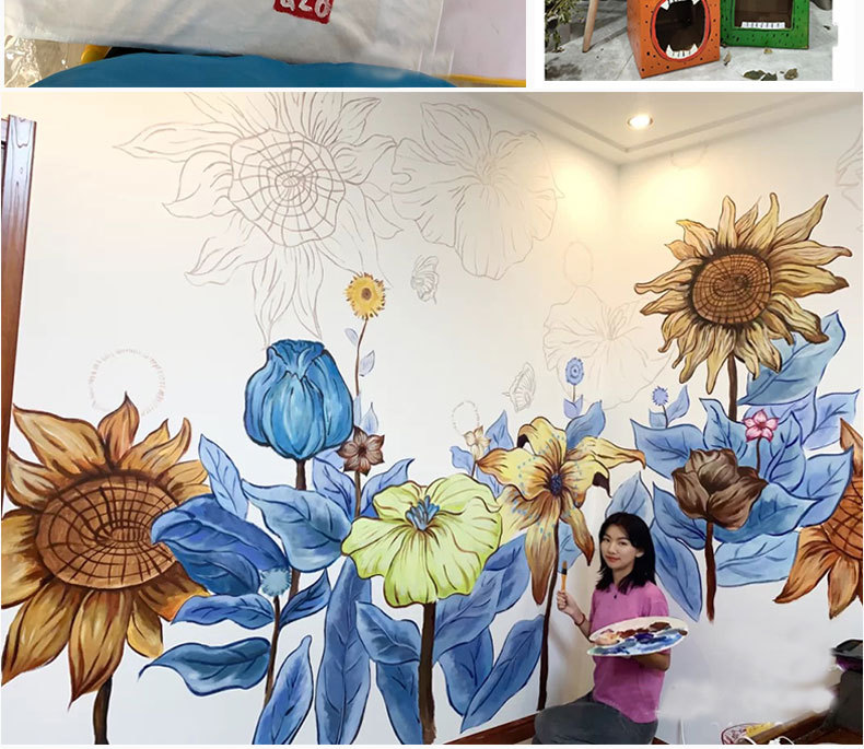 丙烯颜料 12毫升/24色绘画丙烯套装铝管防水墙绘定制批发-阿里巴巴