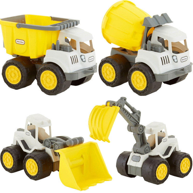 正品littletikes 美国小泰克车模工程车模型原厂玩具工程车推土车