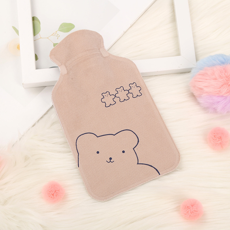 Creative Lamp Wick Plush Hot Water Bag Cartoon Pattern Craft Irrigation Hand Warmer Winter Heating Pad Factory Wholesale