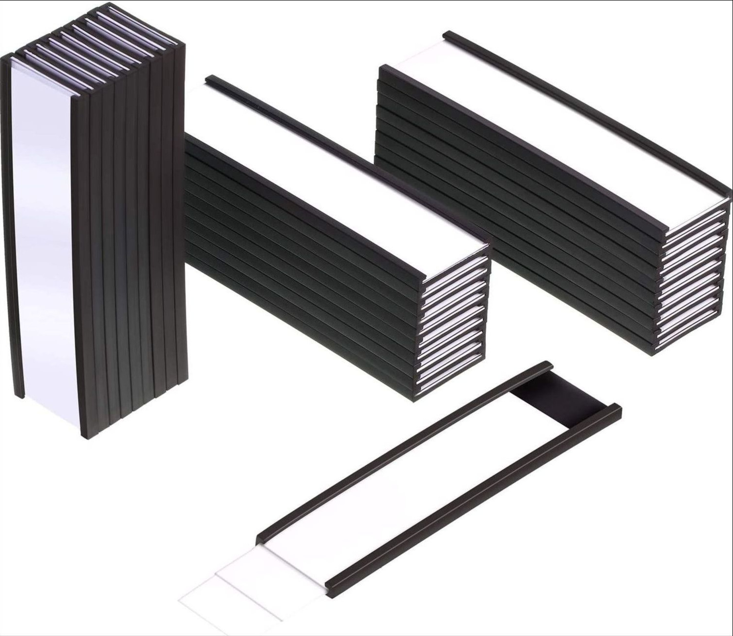 amazon亚马逊热销20cm长4cm宽度软磁c型胶条磁性价格贴