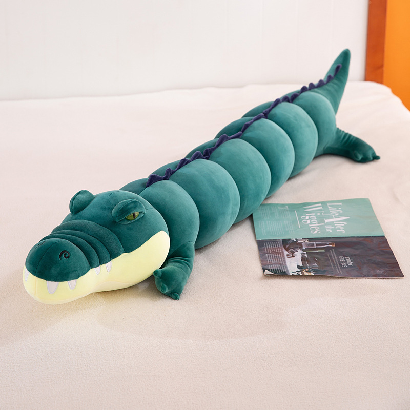 New Crocodile Pillow Factory Direct Plush Toy Bed Docoration Doll Soft Crocodile Plush Toy Doll