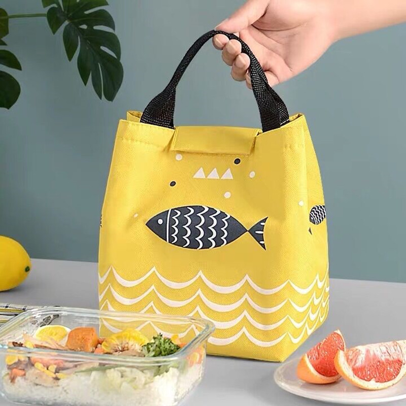 保温袋饭盒便当包手提袋子上班族学生带饭装饭包铝箔餐包餐盒饭兜