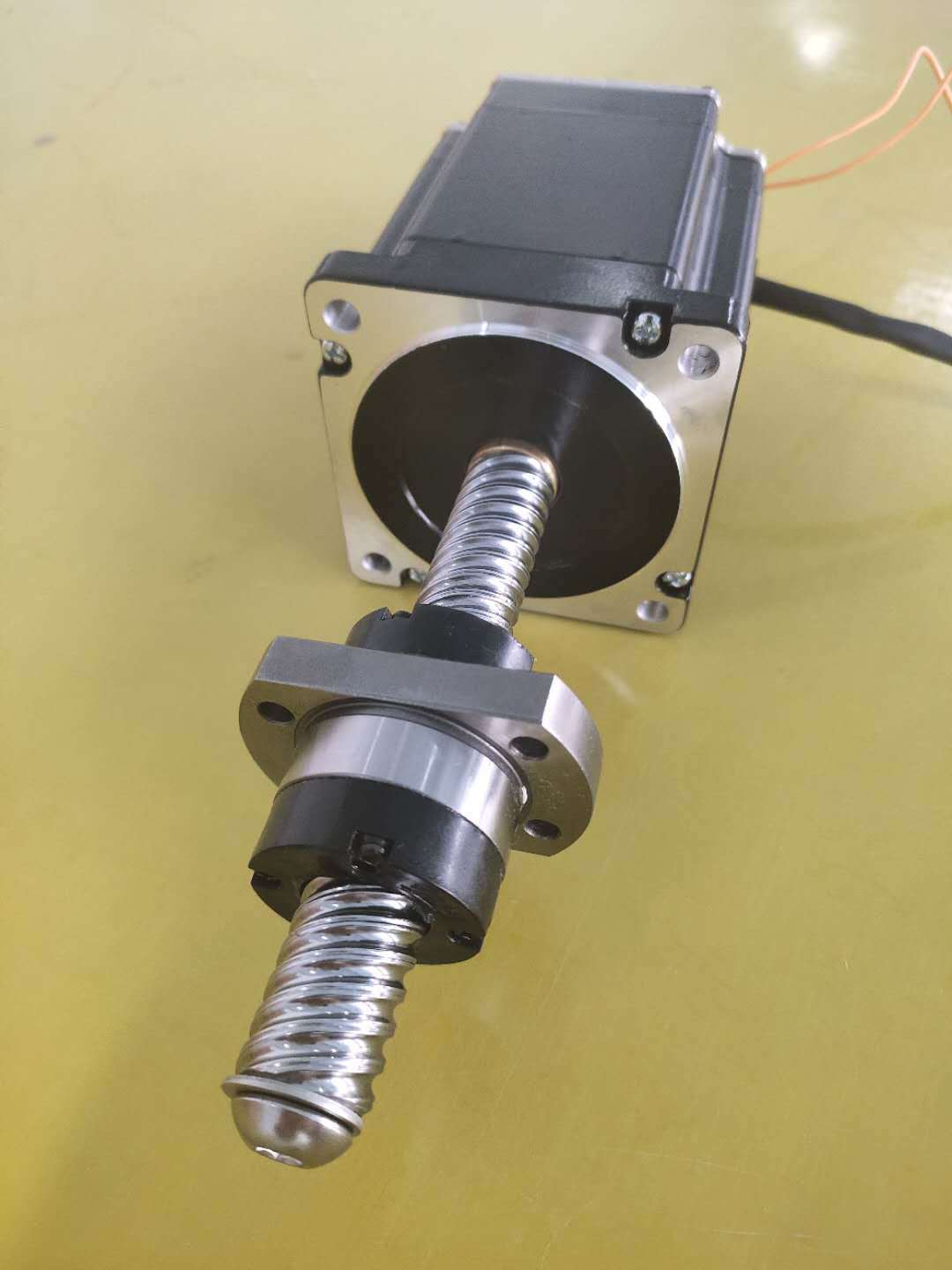 86滚珠丝杆步进电机带刹车34hs大扭矩止刹电机外驱式数控电机