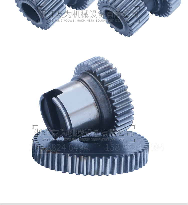 多轴器配件变速齿轮减速机器轮轴攻牙机多孔钻低噪音油泵齿轮批发