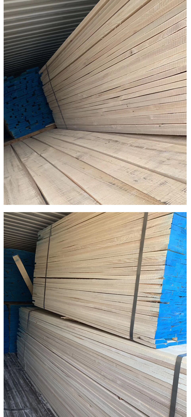 厂家直供美式家具实木板材耐腐蚀美国原装进口白腊木木材定制批发