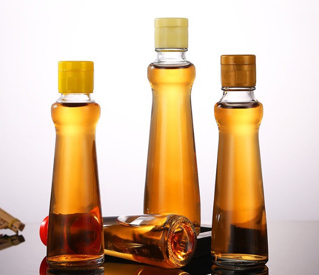 厂家现货麻油瓶500ml防漏香油瓶家用芝麻油玻璃调味瓶组合装定制