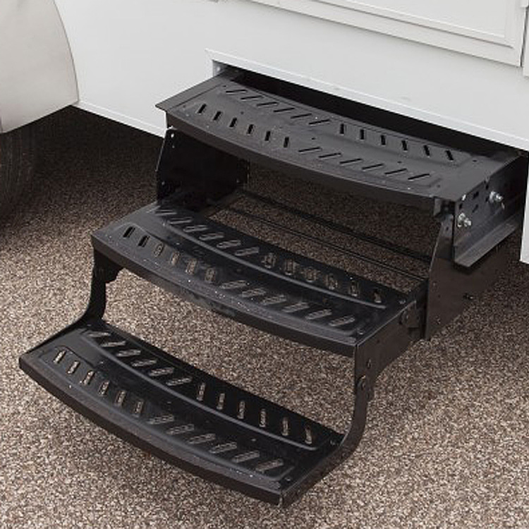 折叠式两踏房车踏步营地拖挂房车踏步豪华型自行式房车两层踏步