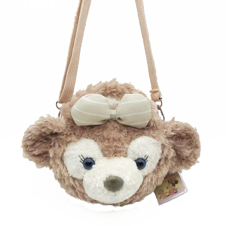 新款日本disney迪士尼达菲熊duffy包 可爱小熊女包情侣零钱包定制