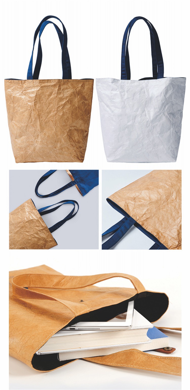 特卫强tyvek洗水杜邦纸包定制 水洗杜邦纸袋 手提杜邦纸包印刷