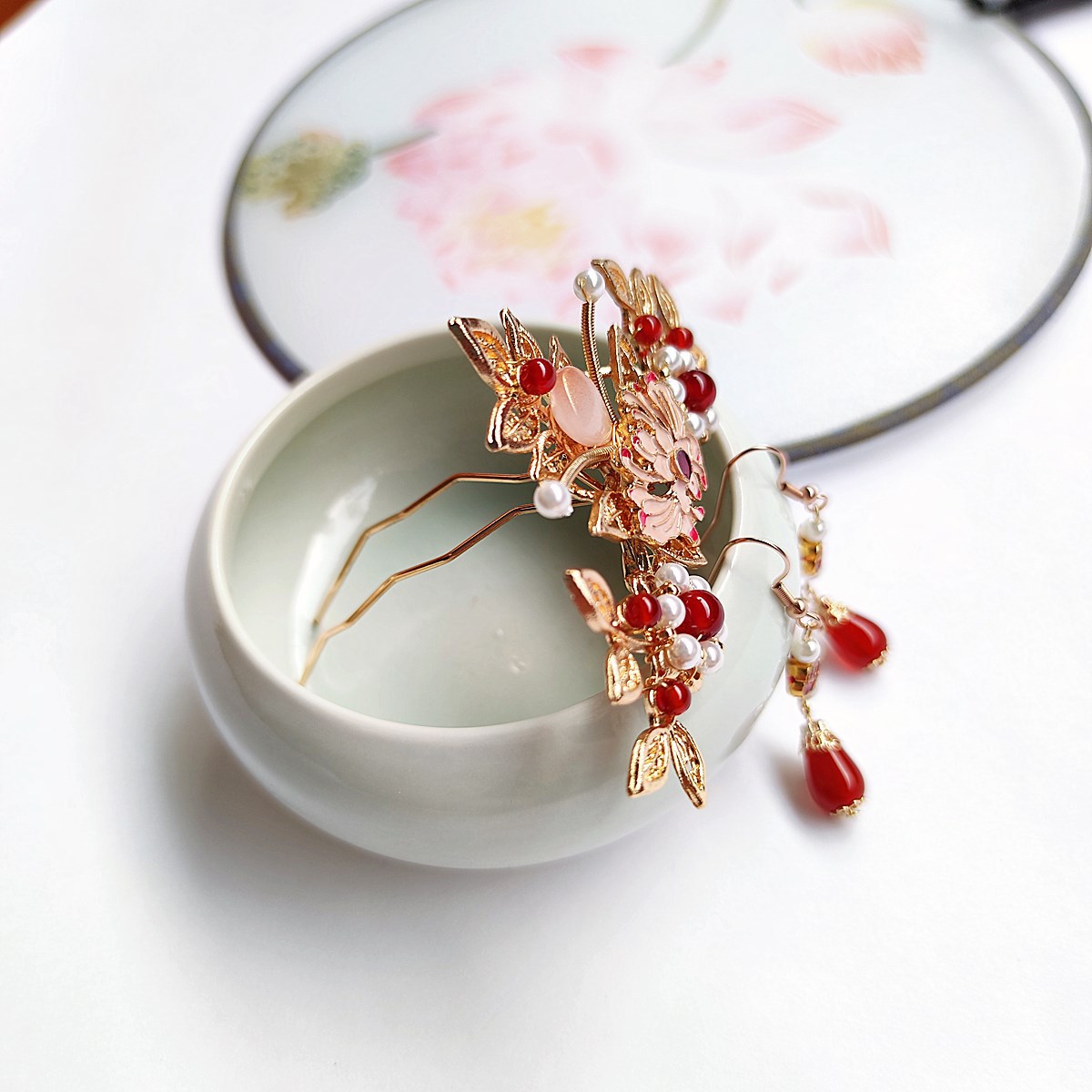 古之韵原创手工制作明制汉服发簪古风头饰古装配饰小发冠复古简约