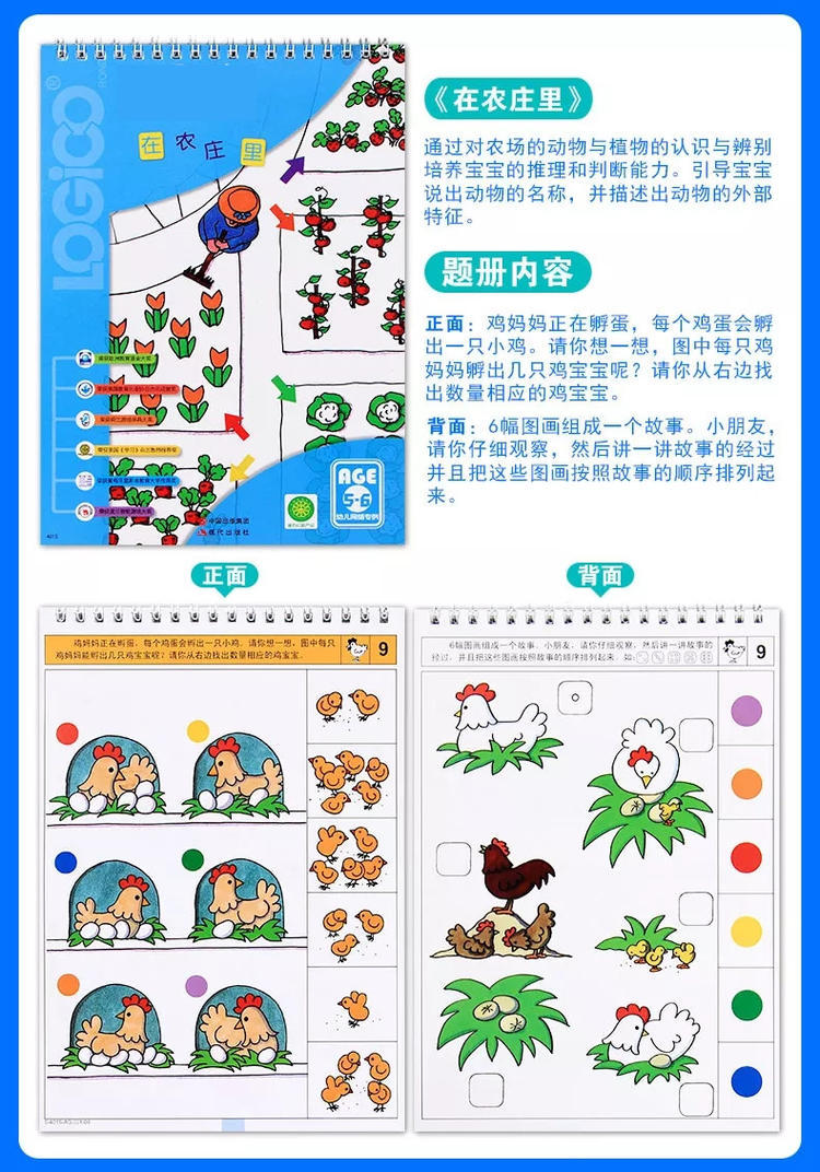 逻辑狗网络版思维二三四阶段3-4-5-67岁幼儿园早教材家庭玩具