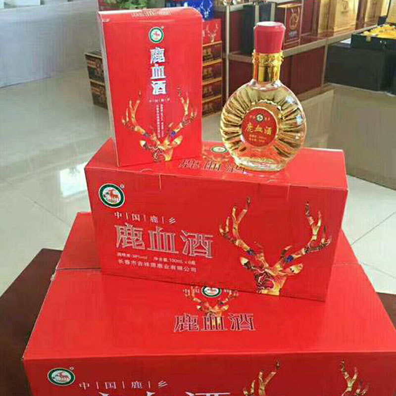 鹿血酒100ml 男性酒 人参鹿滋补长白山吉林鹿乡牡蛎 厂家批发
