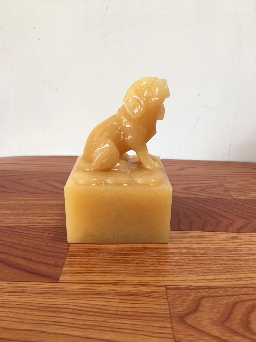 精品米黄玉印章 十二生肖印章龙头印章 办公室摆件 大量批发
