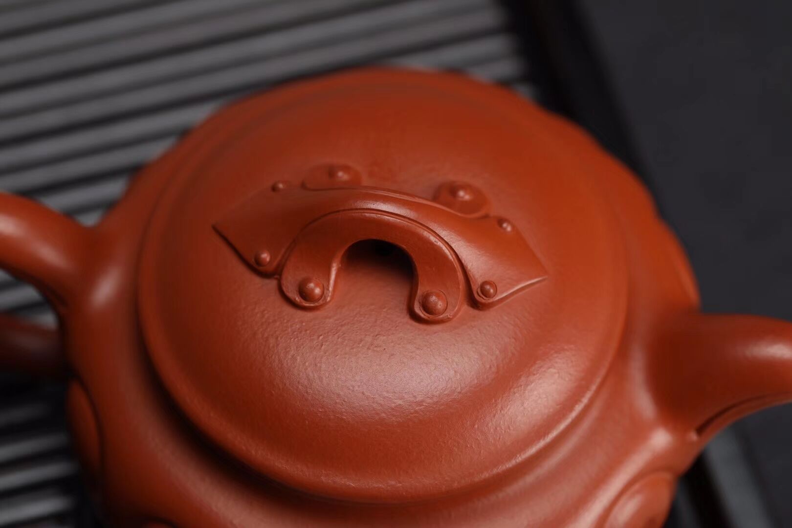 宜兴紫砂壶茶具茶道名家正品纯手工精品原矿优质朱泥仿古如意壶