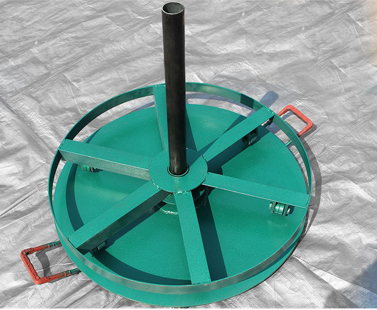 电缆放线盘 卧式落地圆盘加强加厚槽钢放线架 电力光缆放线器